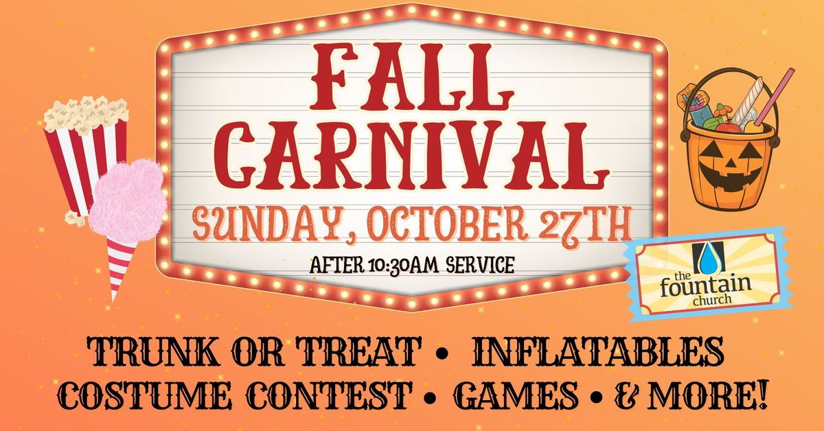 Fall Carnival at The Fountain Church