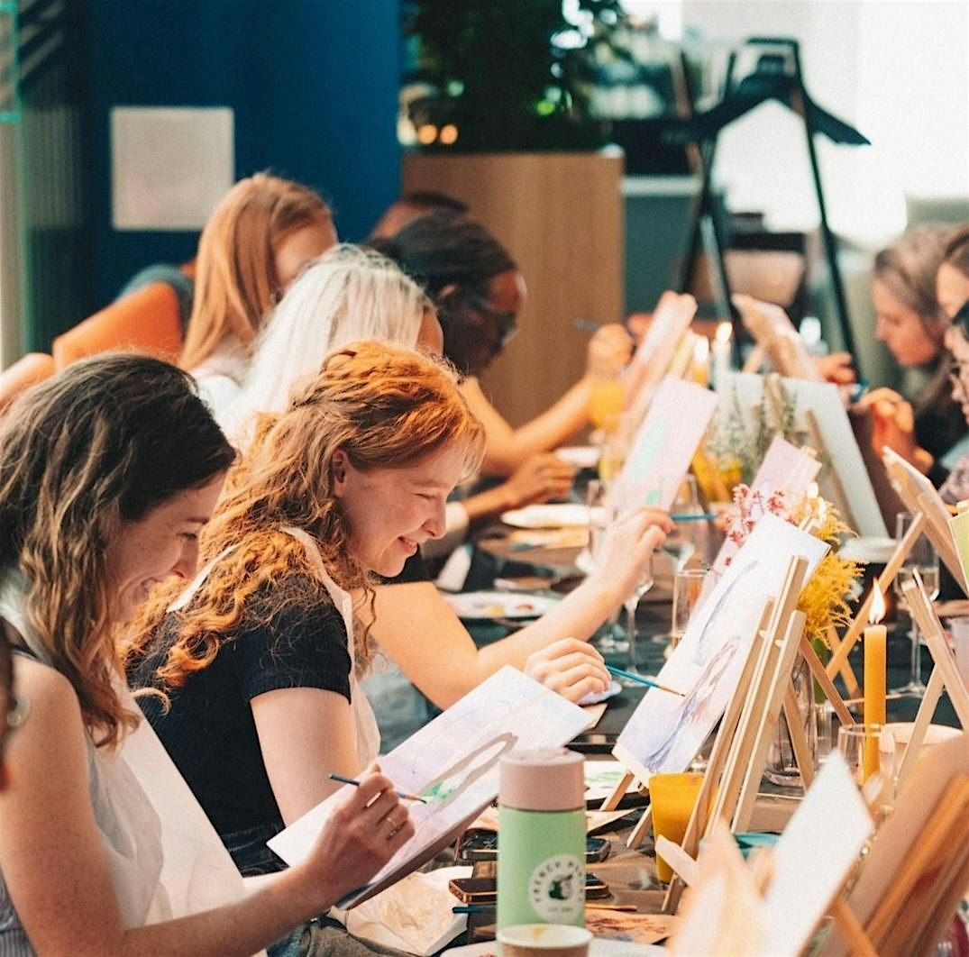 Boozy Brushes, Drag R&B Grooves & Window Views Paint Party! Glasgow