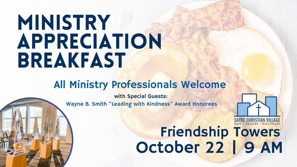 Ministry Appreciation Breakfast