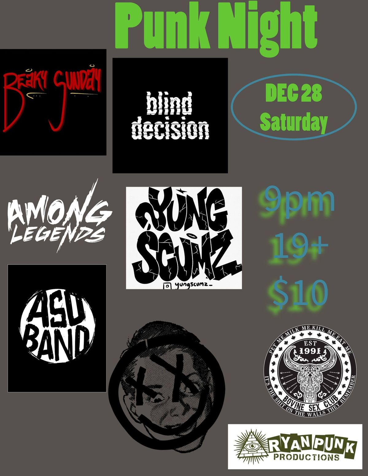 ASD BAND\/AMONG LEGENDS\/BLIND DECISION\/YUNG $CUMZ\/BEAKY HOLDEN