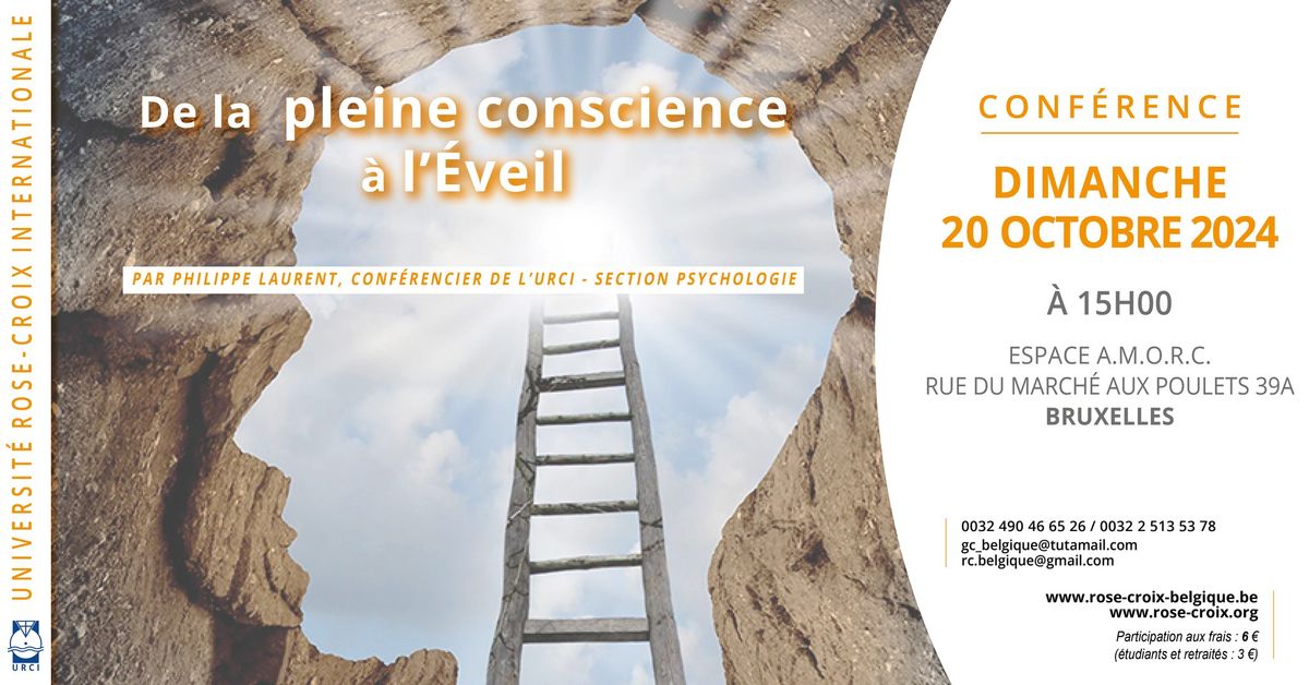 Conf\u00e9rence | De la pleine conscience \u00e0 l'\u00c9veil