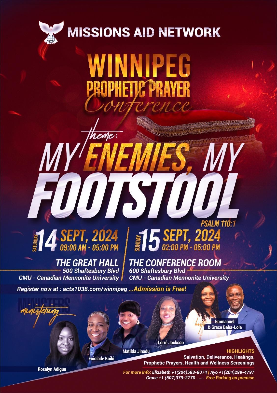 Winnipeg Prophetic Prayer Conference (WPPC) 2024