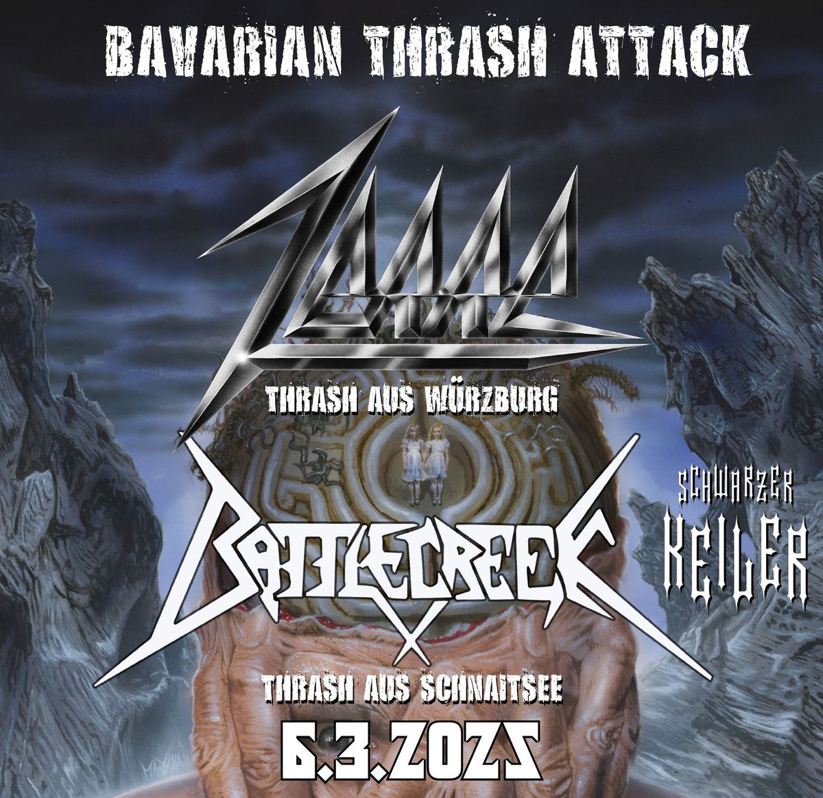 \u2020 LIVE: Zerre \u2020 Battlecreek \u2020 Bavarian Thrash Attack \u2020 Schwarzer Keiler Stuttgart 