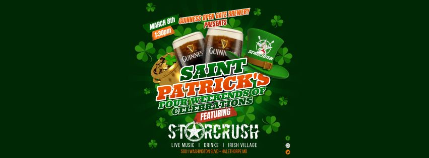 Starcrush @ Guinness Open Gate Brewery's St. Patrick's Day Celebration