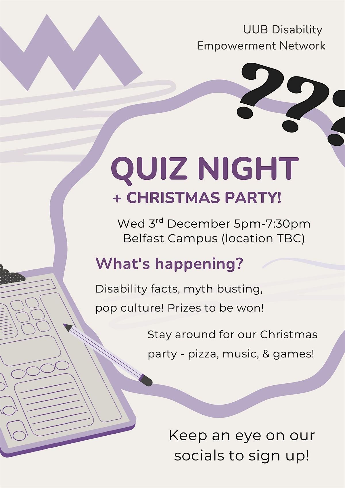 DEN Quiz Night & Christmas Party