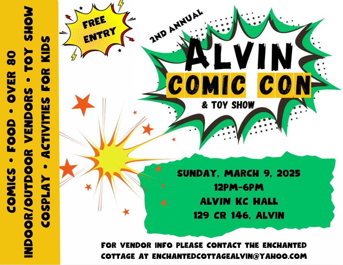 Alvin Comic Con & Toy Show