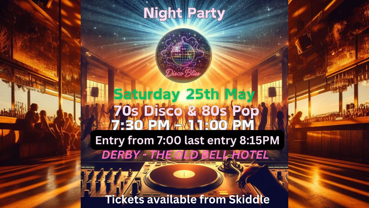 Disco Bliss - 70s Disco 80s Pop night party 