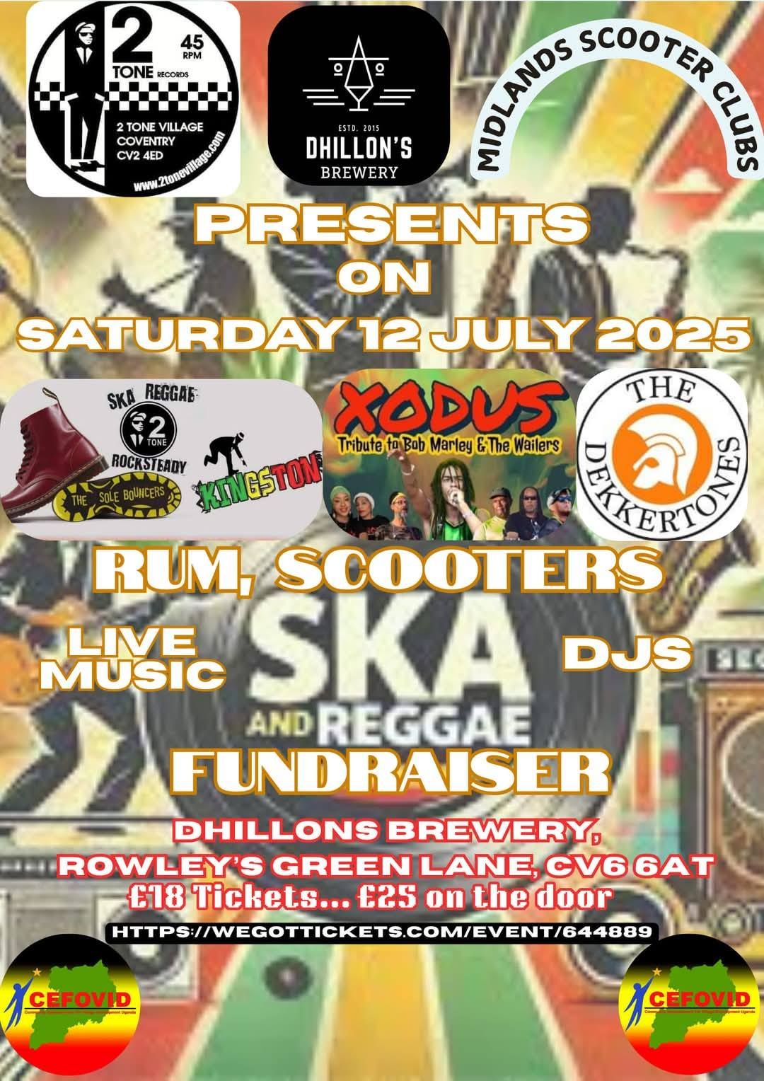 Rum, Ska & Reggae - Charity Event - CEFOVID Fundraiser