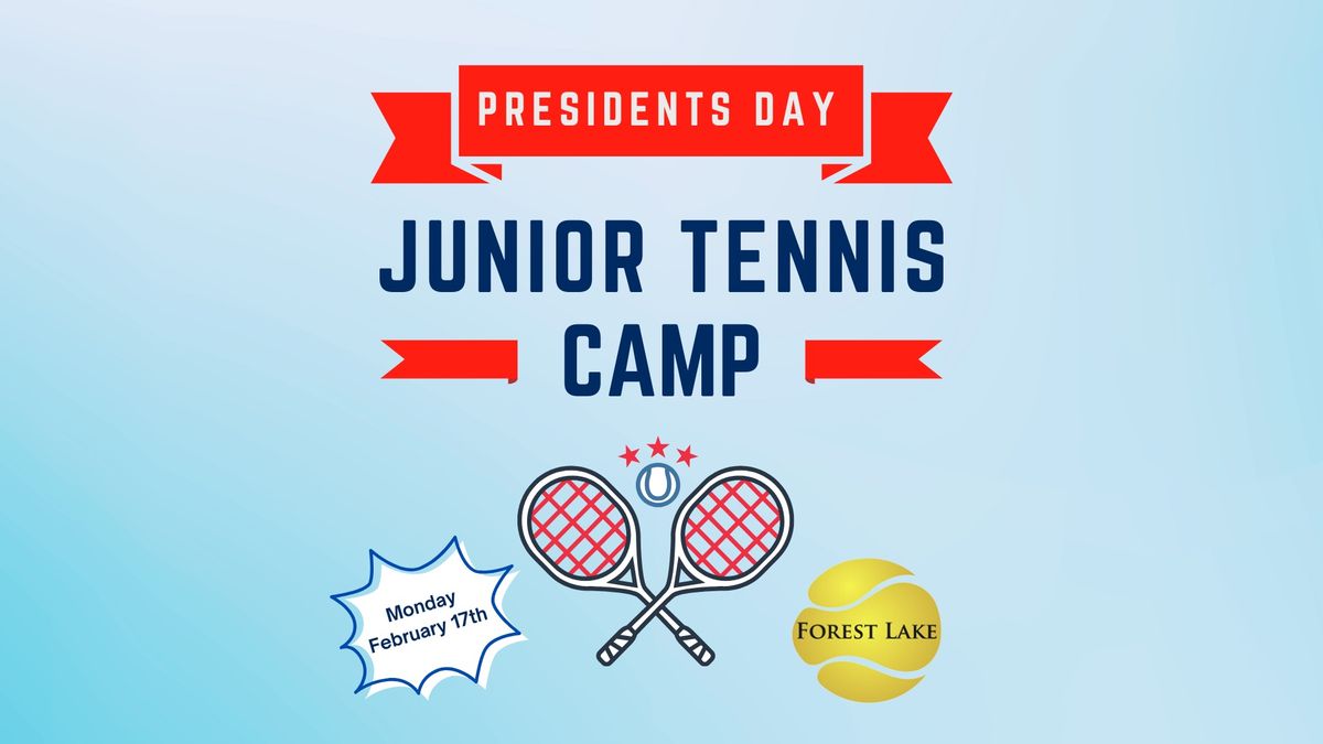 Presidents\u2019 Day Junior Tennis Camp