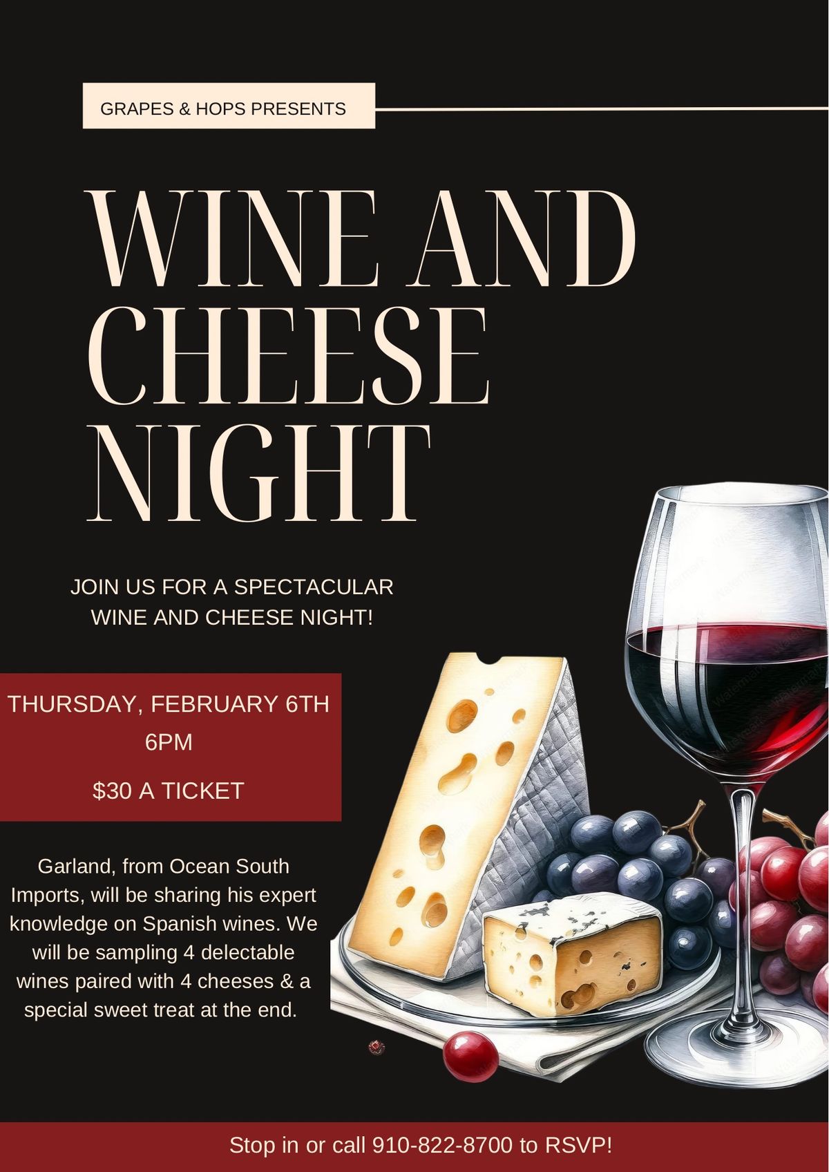 Wine & Cheese Pairing 