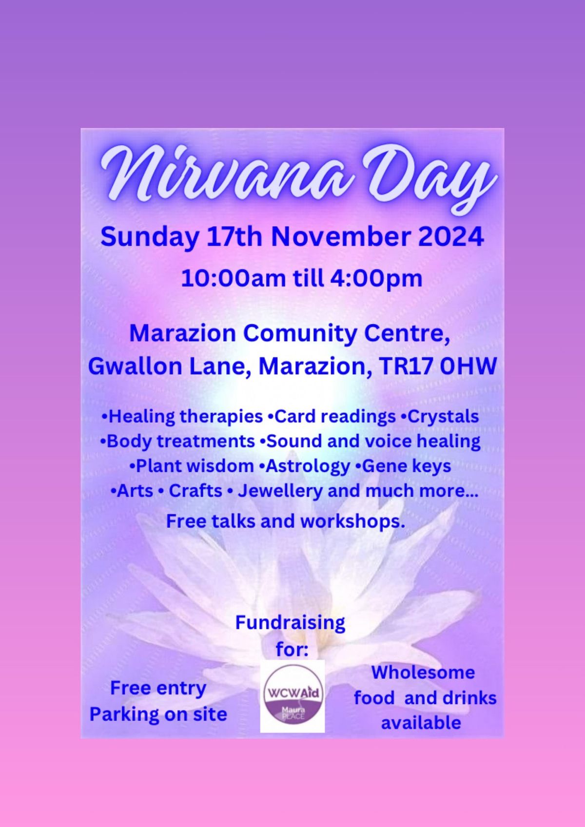 Nirvana Day - Sunday 17th of November 2024