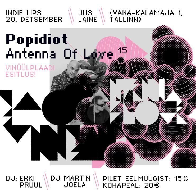 Popidiot \/ Antenna of Love vin\u00fc\u00fclplaadi esitlus! 