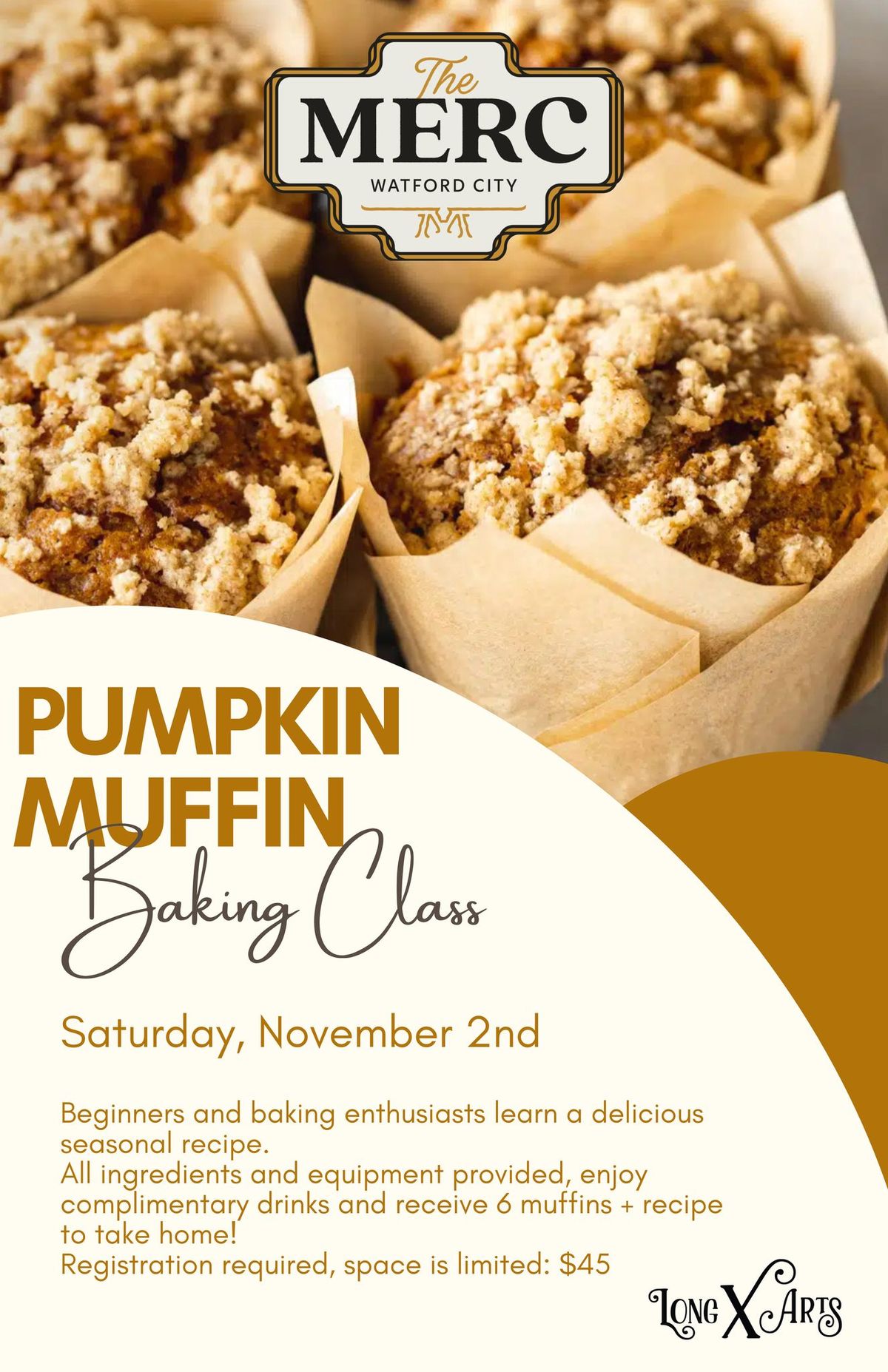 Pumpkin Muffin Baking Class