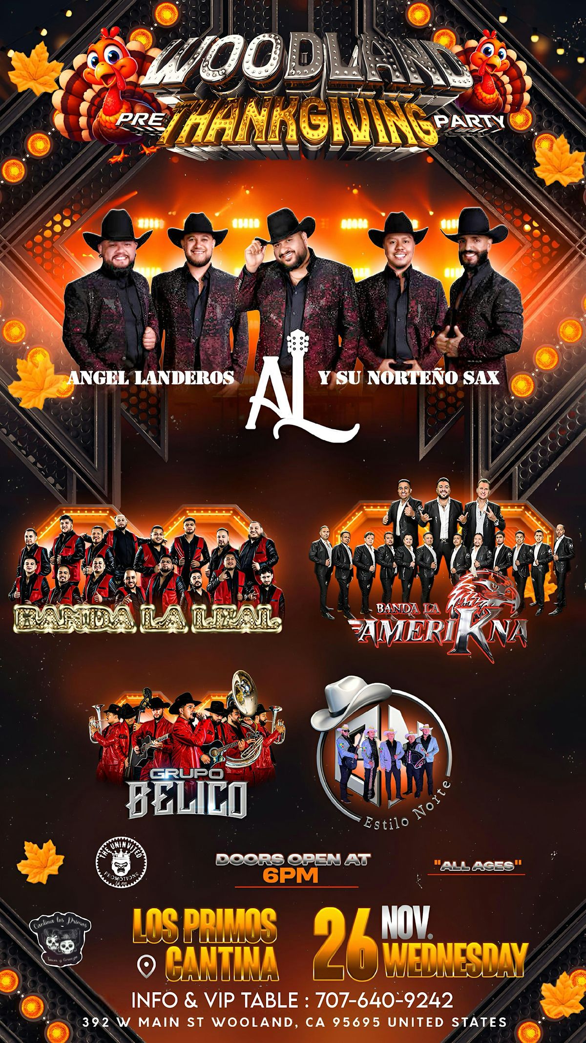 WOODLAND PRE-THANKSGIVING PARTY