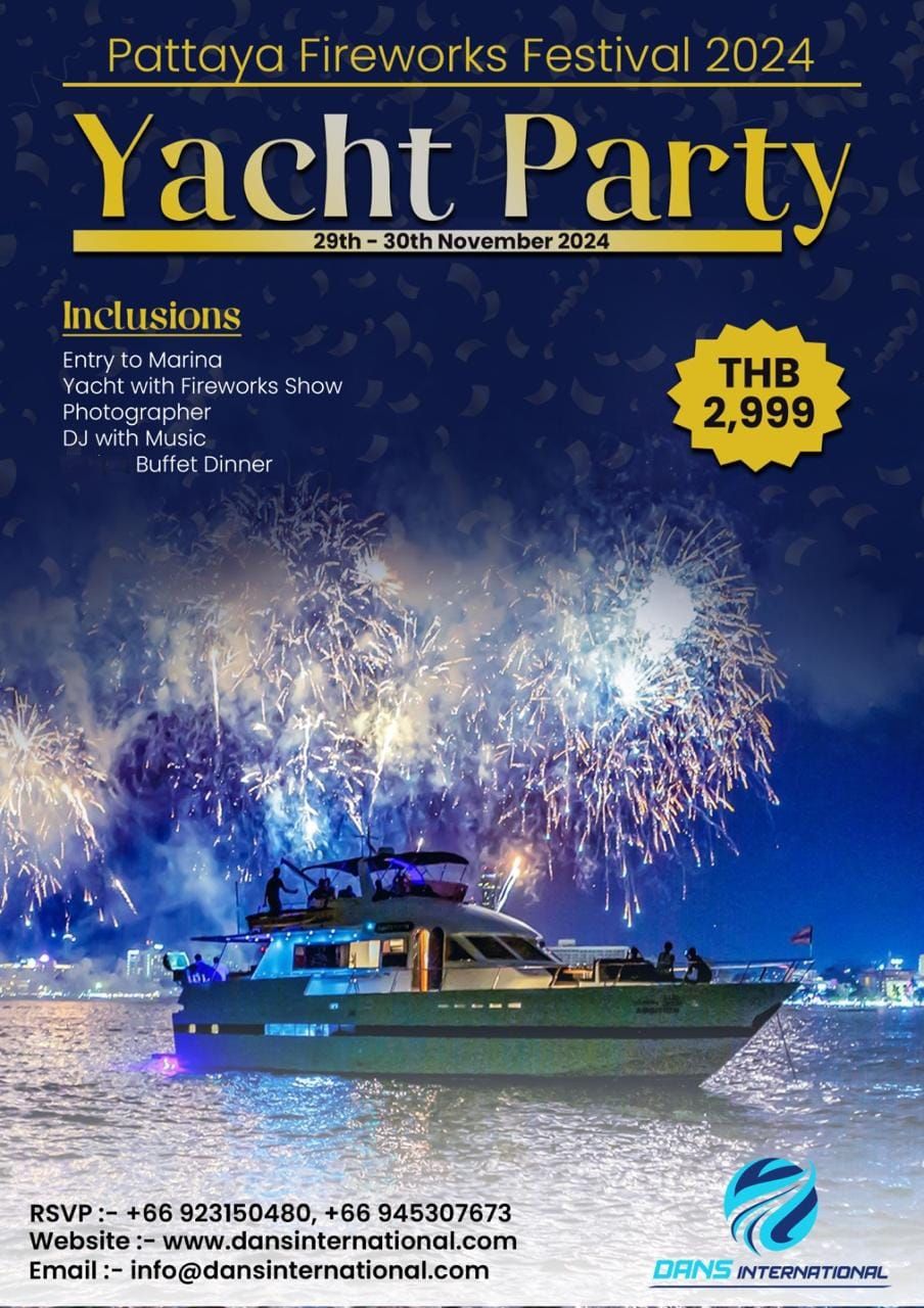 Pattaya International Fireworks Yacht Party