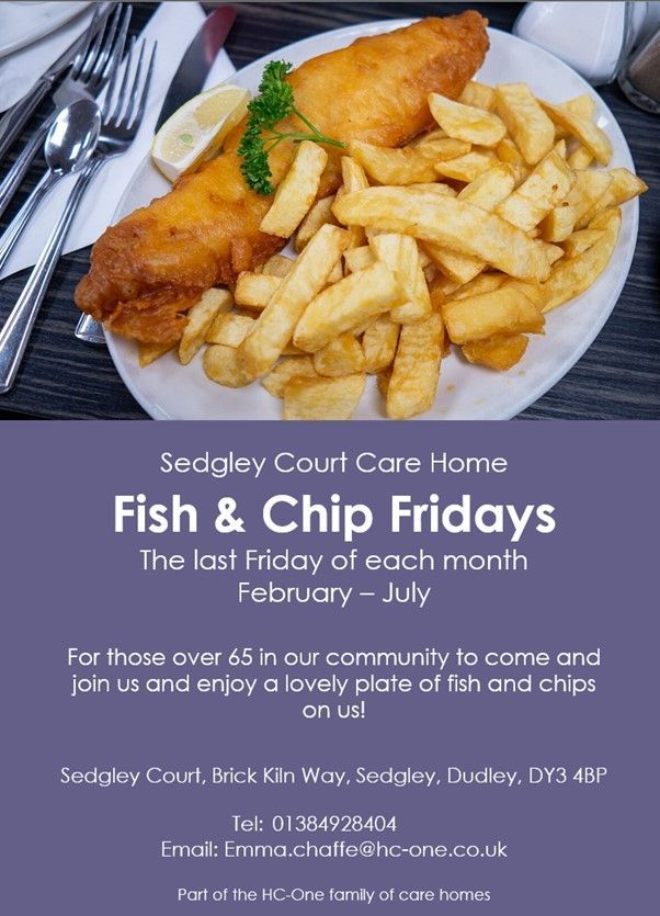 Fish & Chip Friday's for Over 65s