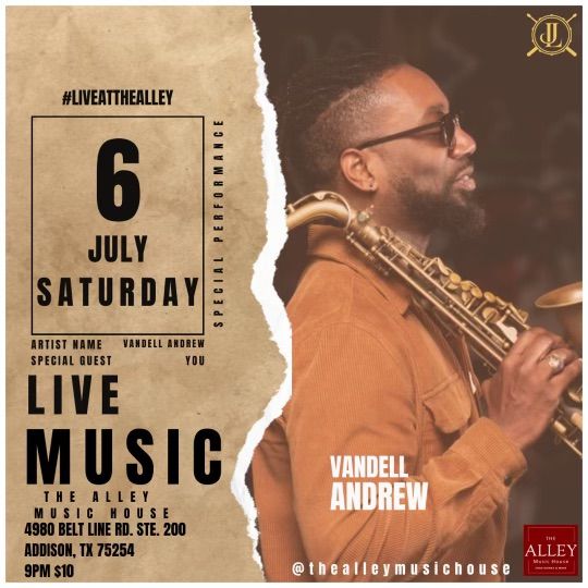 Vandell Andrew LIVE at The Alley Music House!