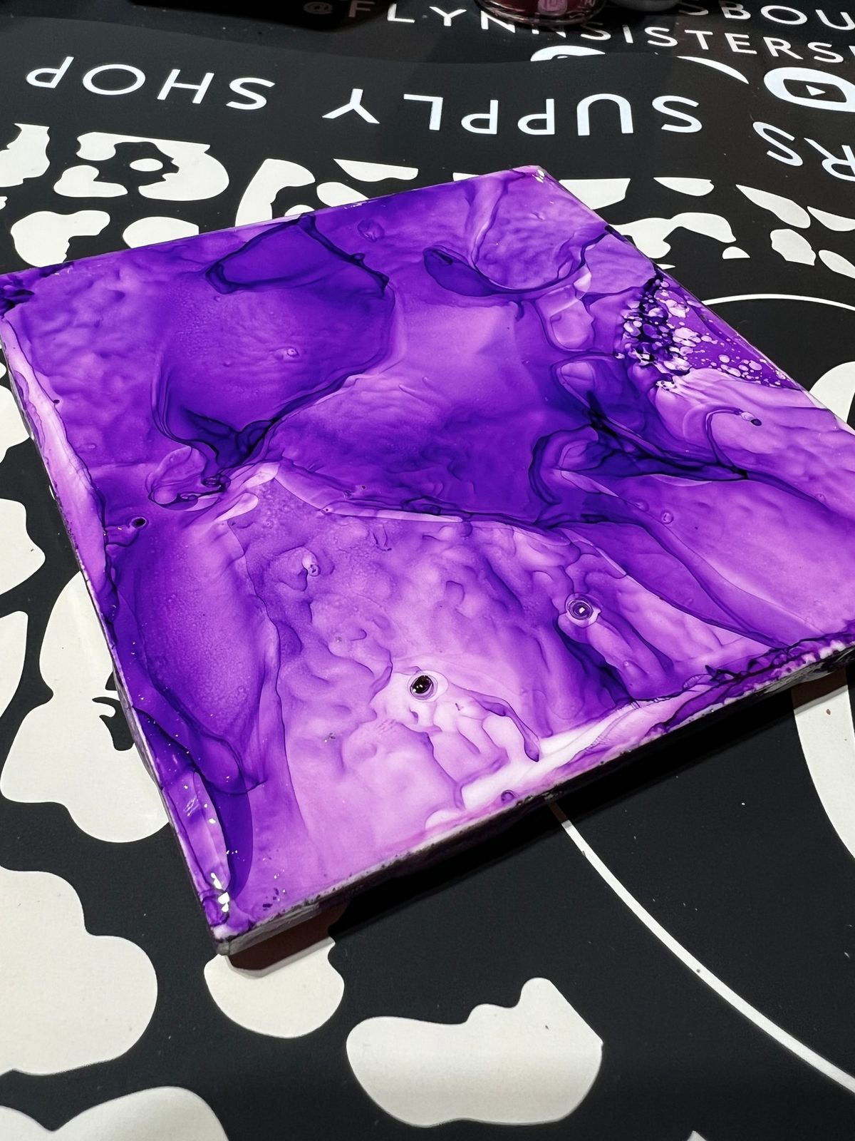 Alcohol Ink Coasters