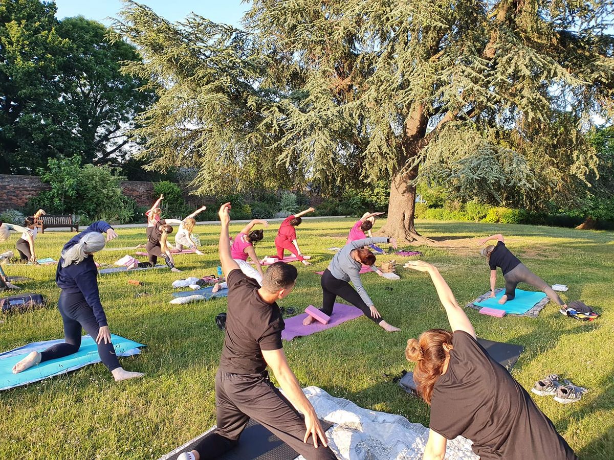 Outdoor Yoga Mondays @Langtons Walled Garden. Free Tasters \u2705\ud83d\ude4f\u2764