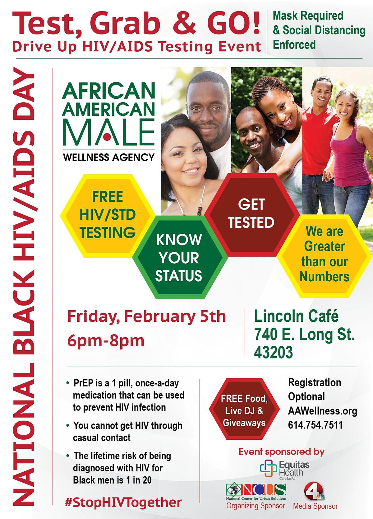 National Black HIV\/AIDS Awareness Day - Test, Grab, and Go!