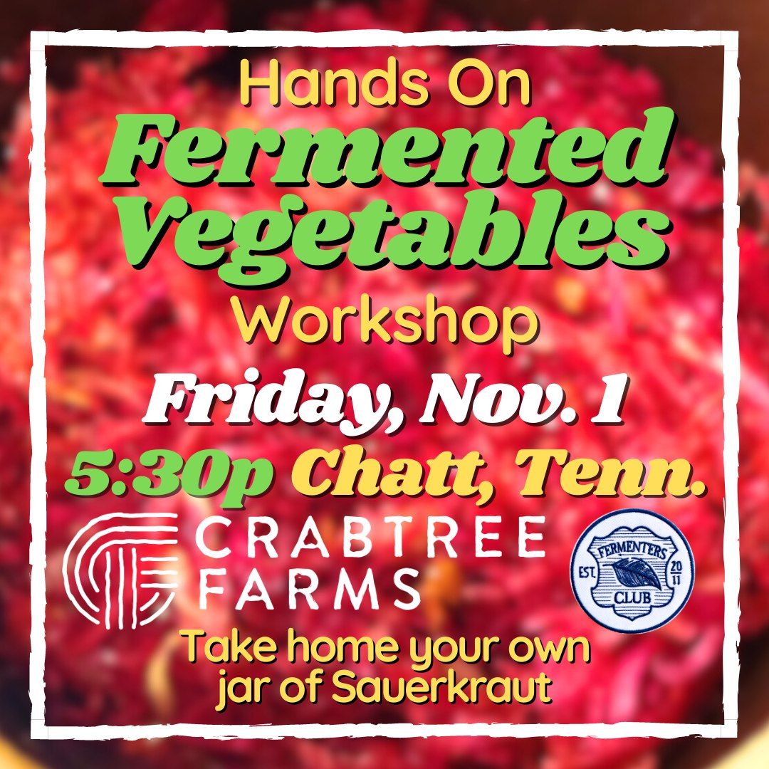 Hands-on Fermented Vegetables Workshop