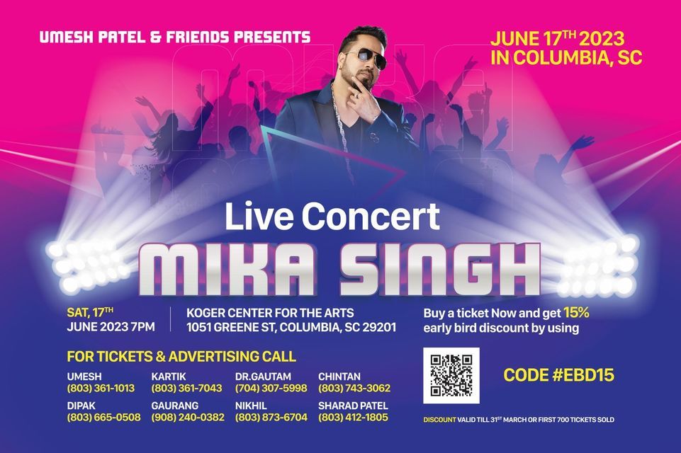 Mika Singh The Bollywood Singer Live in Concert 