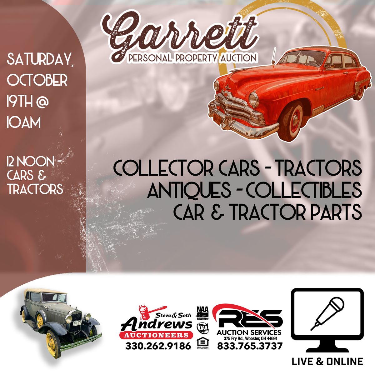 Garrett Personal Property Auction