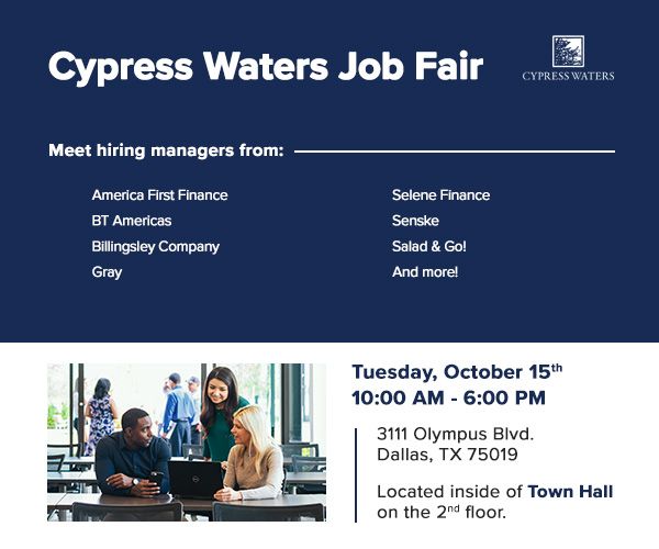 Cypress Waters Job Fair