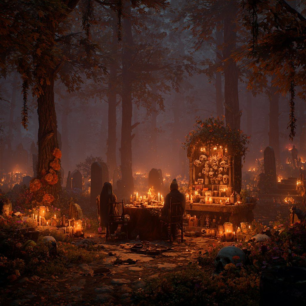 The Veil Between \u2013 A Samhain Mediumship Ritual at Oakhenge