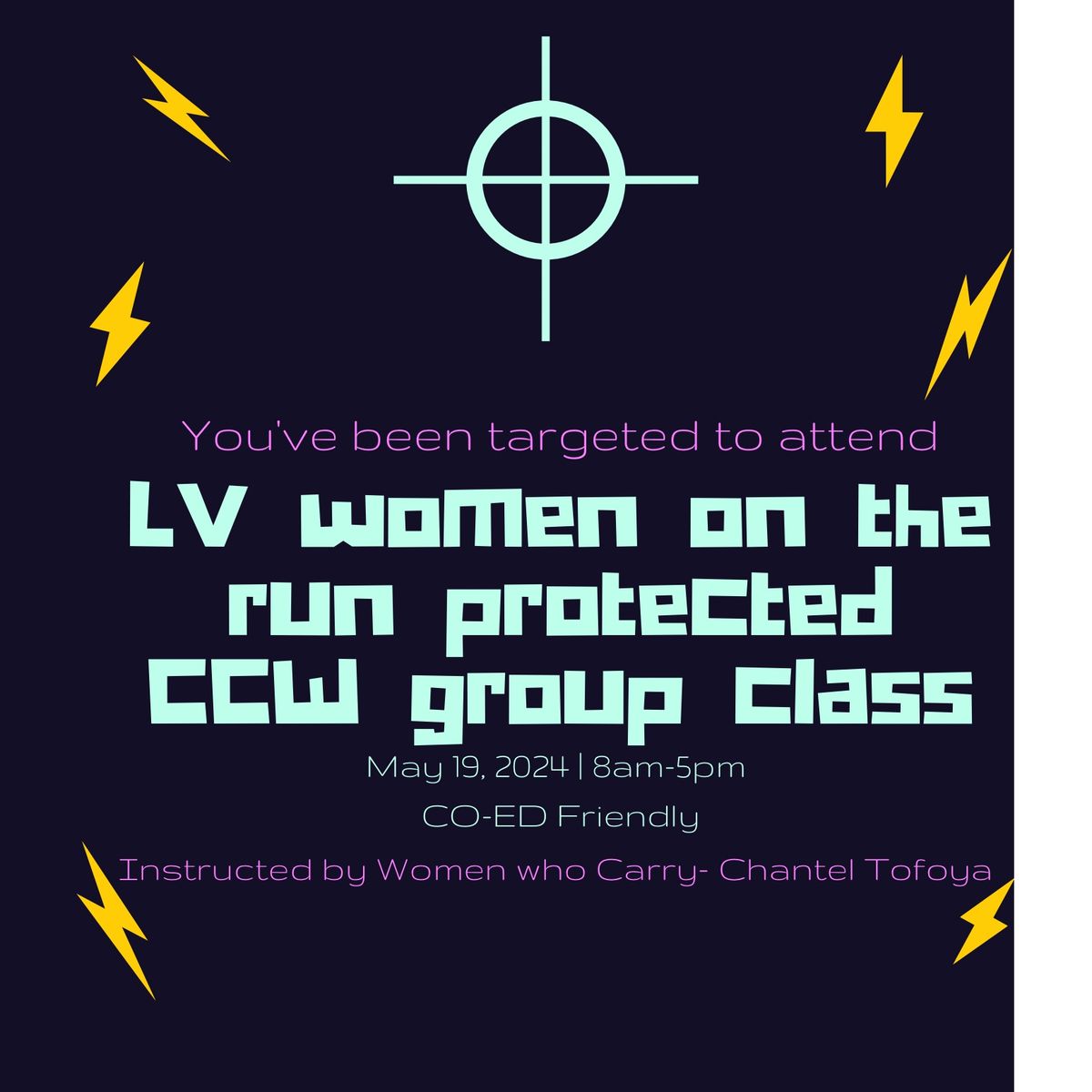 Lv Women on the run protected a CCW group class  