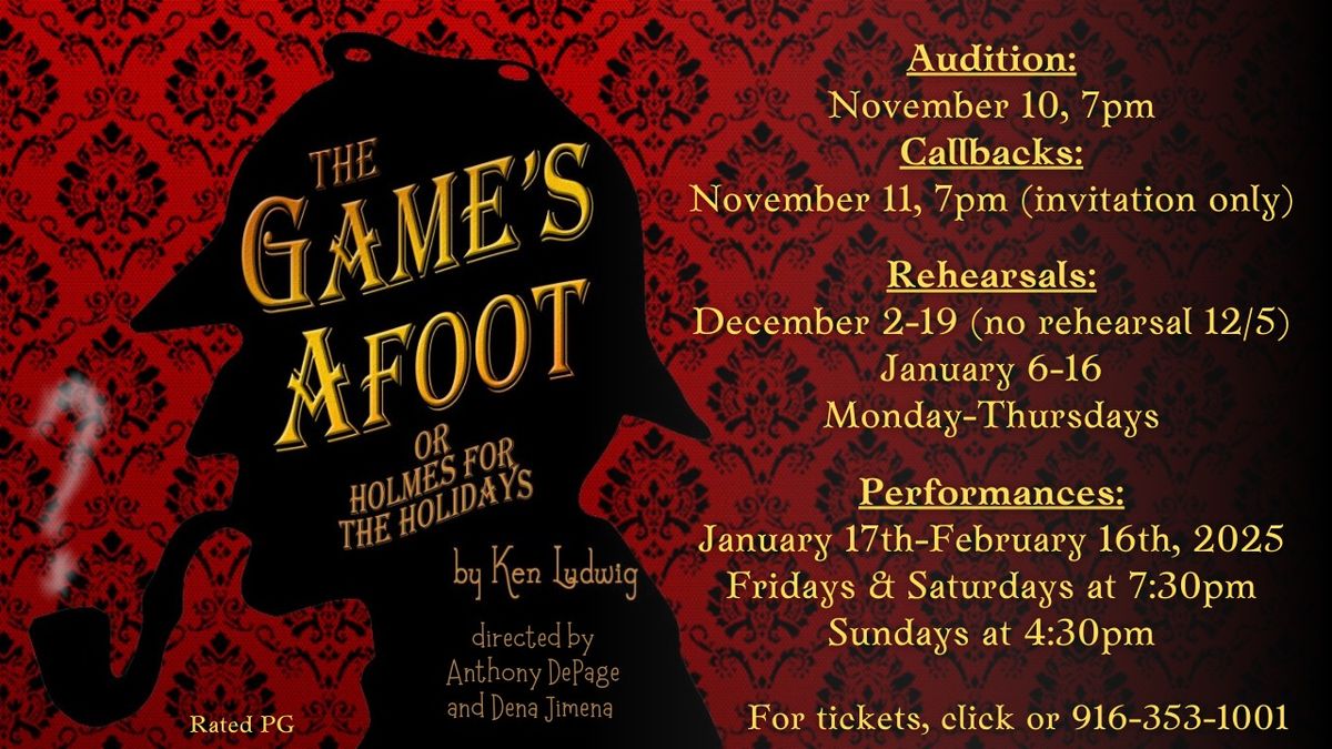 The Game's Afoot (or Holmes for the Holidays) Audition