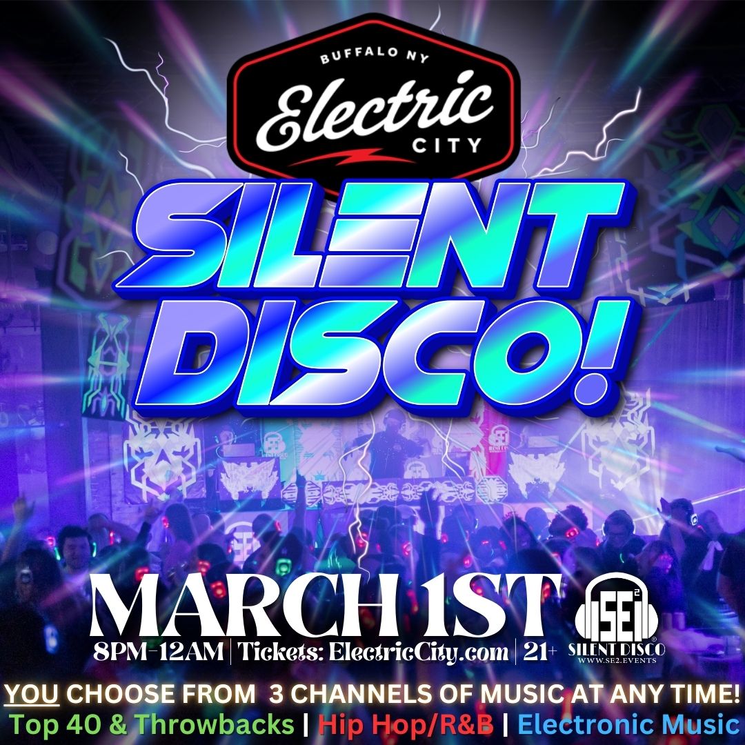 Electric City SILENT DISCO! - 3\/1\/25