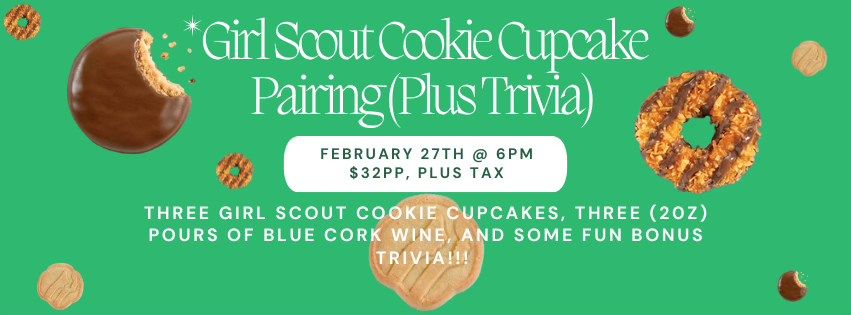 Girl Scout Cookie Cupcake Pairing 