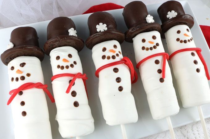 Snowman Pops