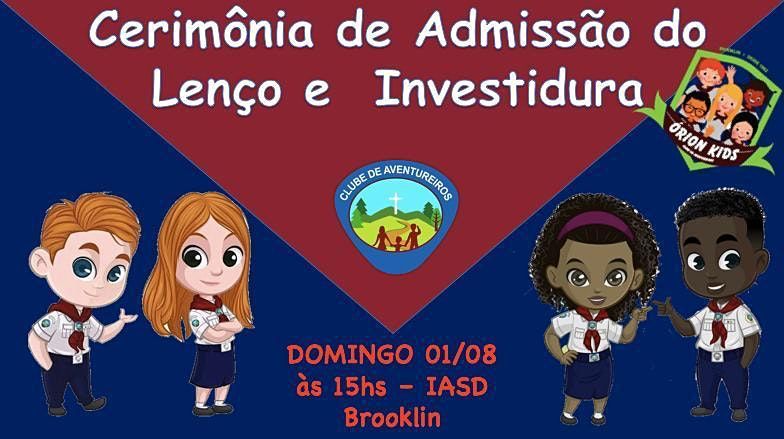 Cerim\u00f4mia de Admiss\u00e3o do Len\u00e7o e Investidura - Aventureiros