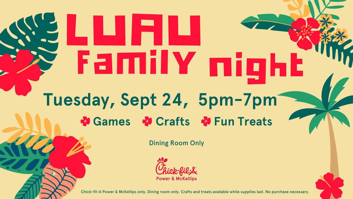 Luau Family Night