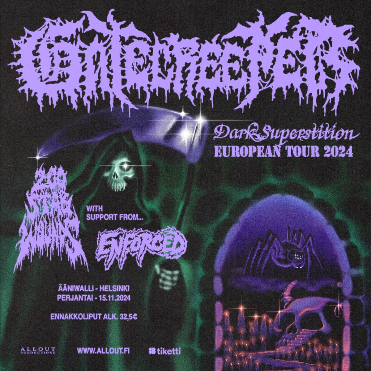 Gatecreeper (USA), 200 Stab Wounds (USA) & Enforced (USA) | \u00c4\u00e4niwalli