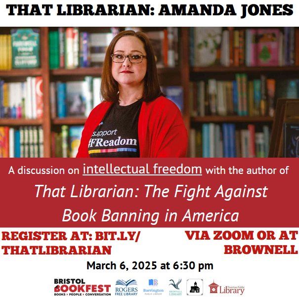 That Librarian: The Fight Against Book Banning in America with Amanda Jones - Registration Required