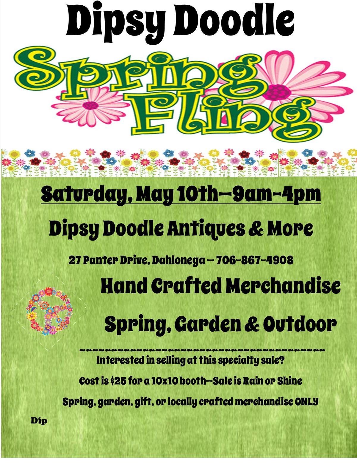 Dipsy Doodle Spring Fling