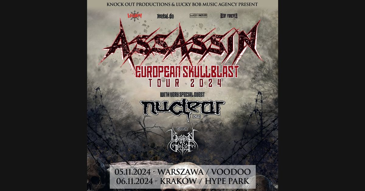 Assassin + Nuclear, Burden Of Grief \/ 5 XI 2024 \/ Warszawa