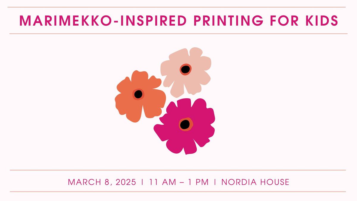 Marimekko-Inspired Printing for Kids