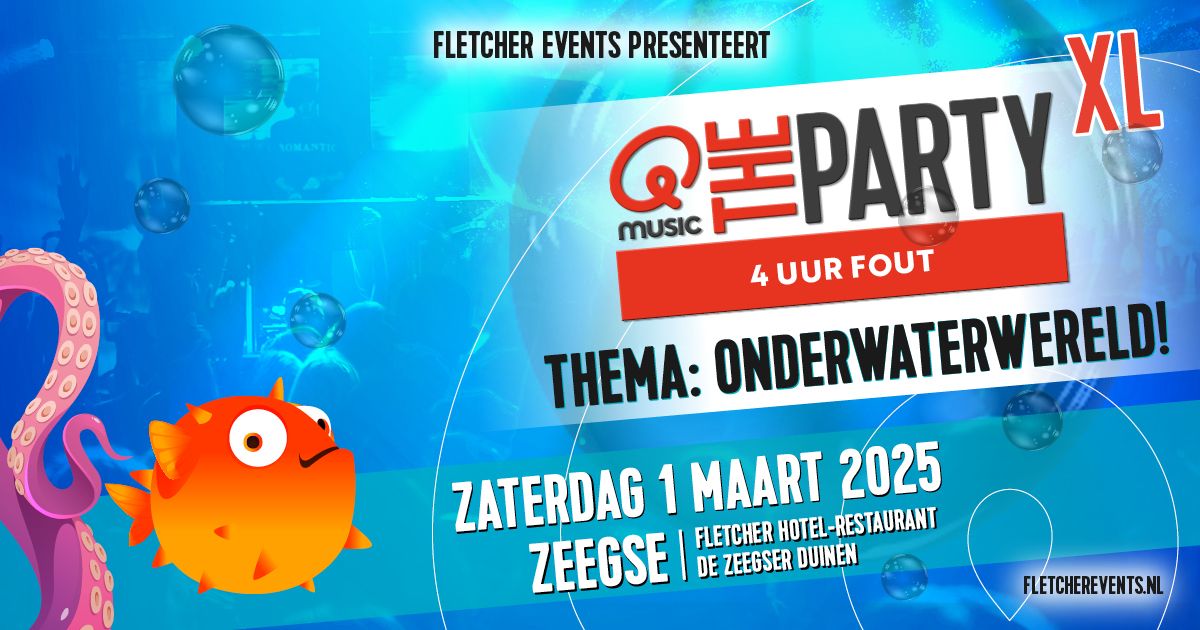 Qmusic the Party XL - 4uur FOUT! in Zeegse 