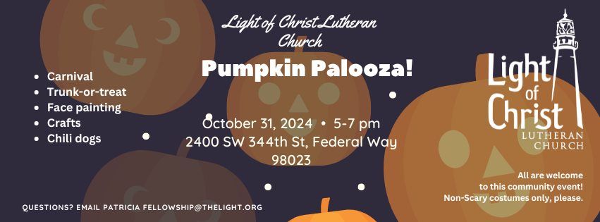 Pumpkin-Palooza Carnival and trunk -or -Treat