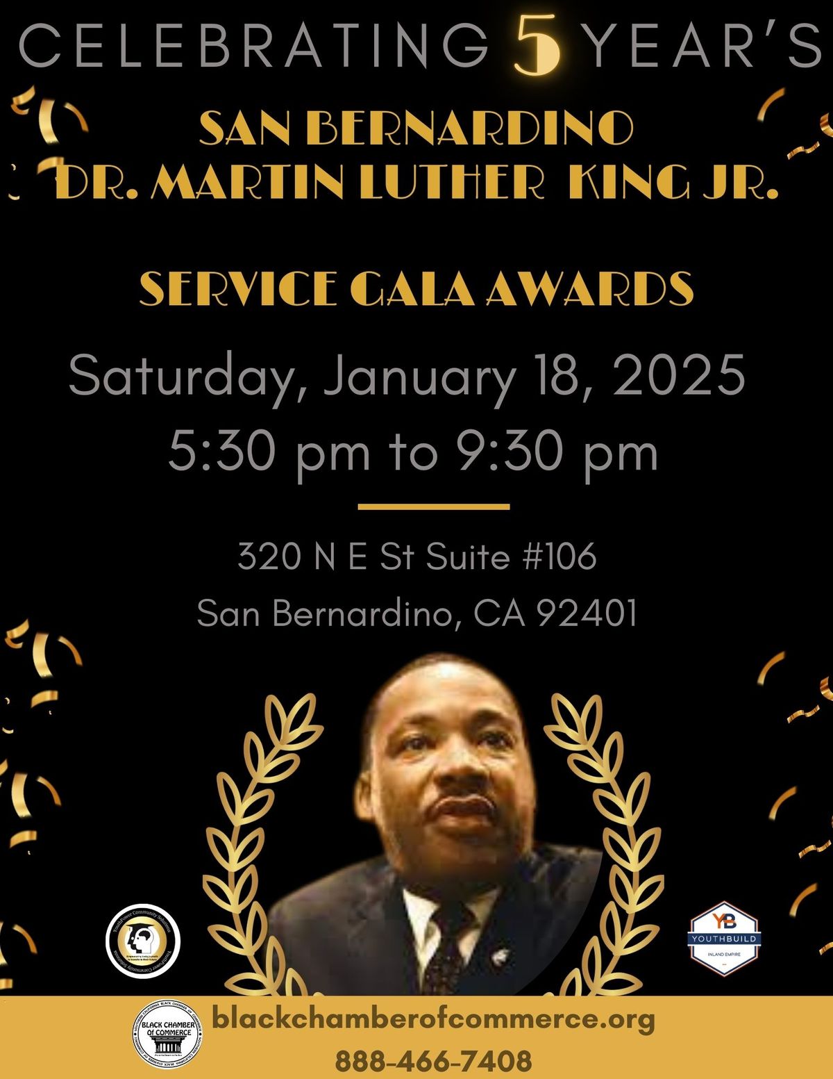 5th Annual Dr. Martin Luther King Jr. service gala awards