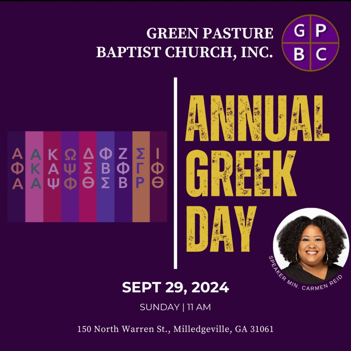 Green Pasture\u2019s Annual Greek Day 2024