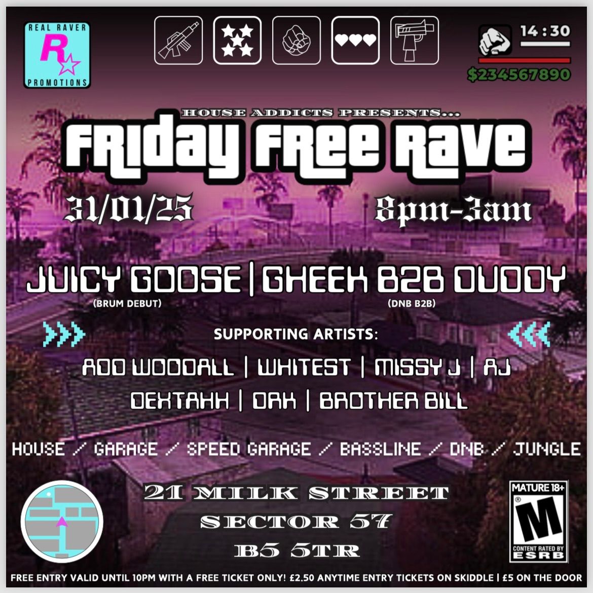 Friday Free Rave