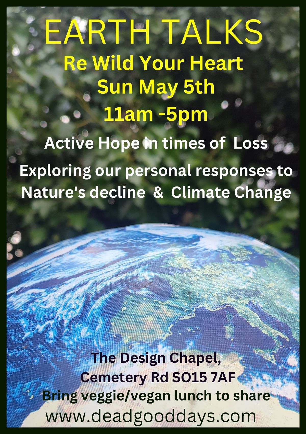 Earth Talks - a Workshop to ReWild your Heart