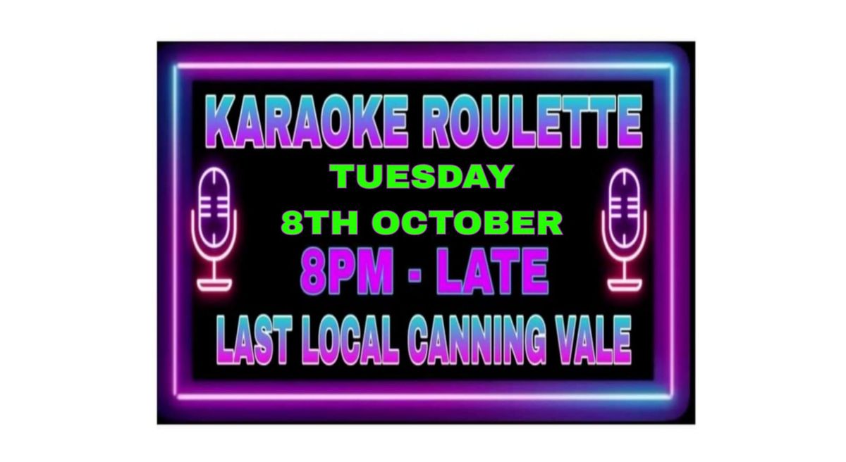 LAST LOCAL ROULETTE NIGHT 