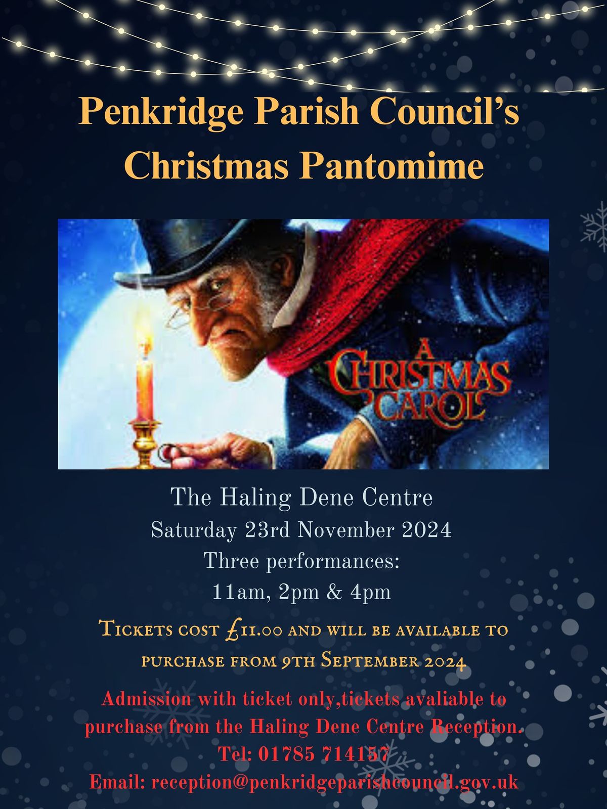 Pantomime at the Haling Dene Centre