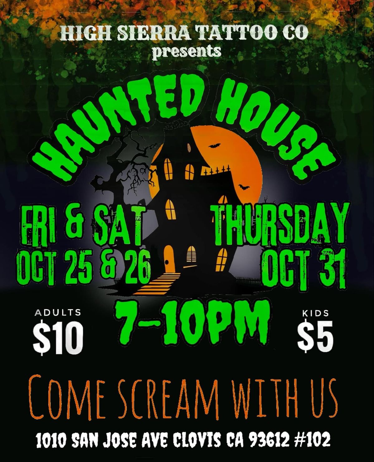 Come Scream With Us Haunted House